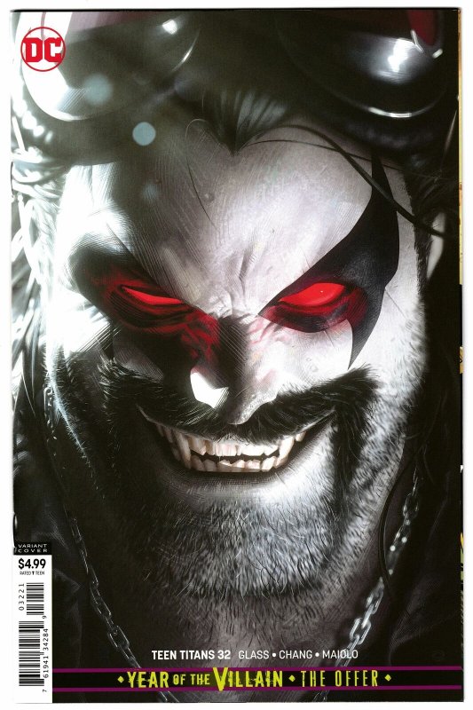 Teen Titans #32 Garner YOTV Card Stock Variant | Lobo (DC, 2019) NM