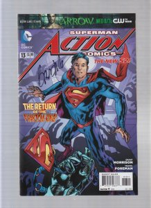 Action Comics #13 - SIGNED BY BRAD WALKER! (8.0/8.5) 2012