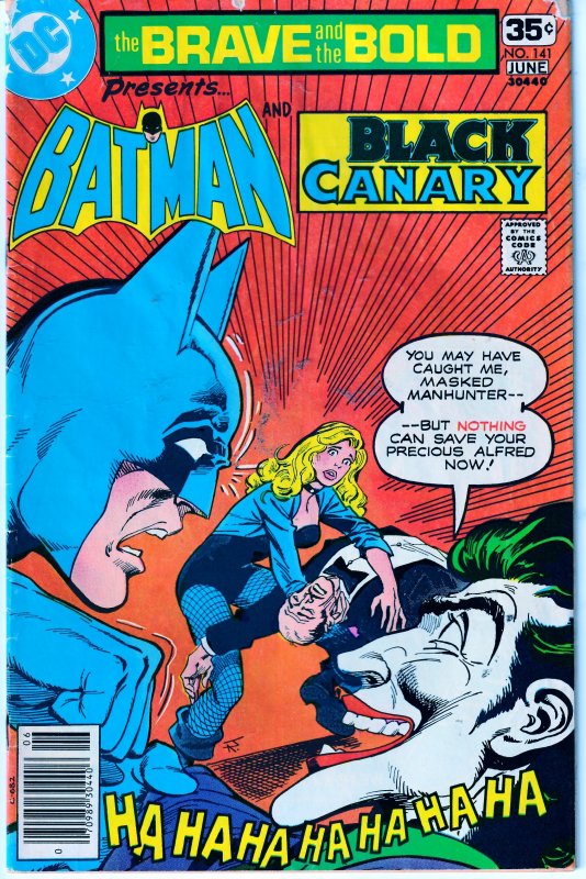 Brave and The Bold # 141  THE JOKER ! BLACK CANARY !