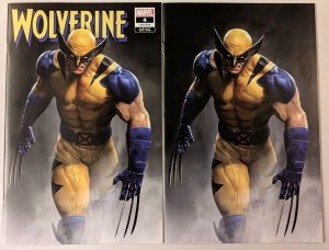 WOLVERINE #4 NM GRASETTI UNKNOWN COMICS  EXCLUSIVE TRADE AND VIRGIN SET