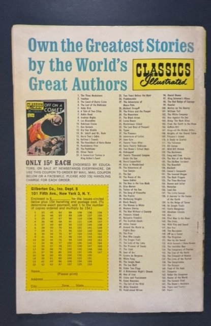 Classics Illustrated #165 (1962)