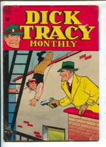 Dick Tracy #9 1948- Dell comics- Chester Gould art-fingerprint report-VG-