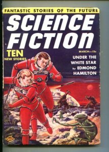 SCIENCE FICTION #1-03/1939-ALIEN MENACE-FRANK R. PAUL COVER vf