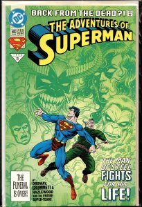 Adventures of Superman #500 (1993) Superman [Key Issue]