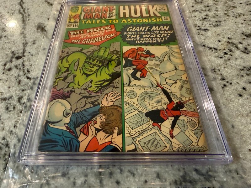 Tales To Astonish # 62 CGC Graded 6.5 Marvel Comic Book Hulk 1st Leader App JH33