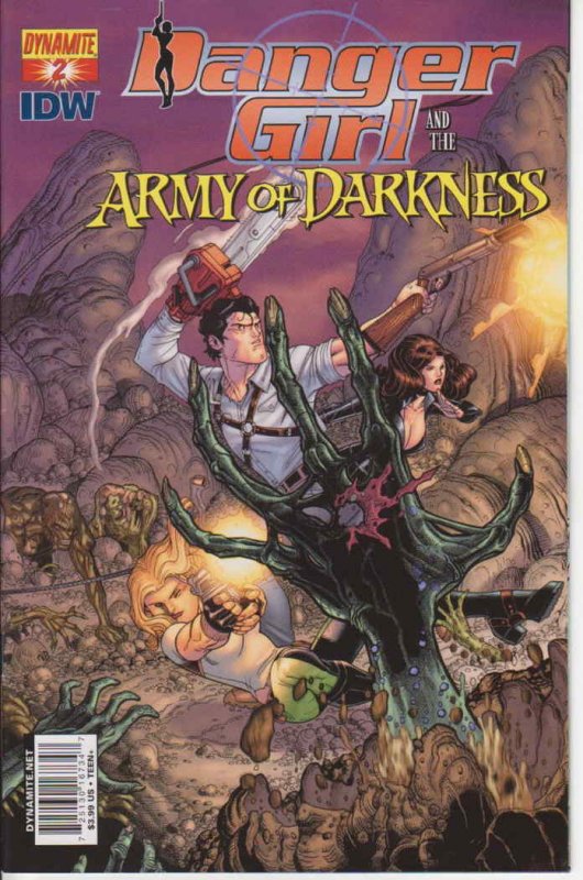Danger Girl and the Army of Darkness #2A VF/NM; Dynamite | save on shipping - de 