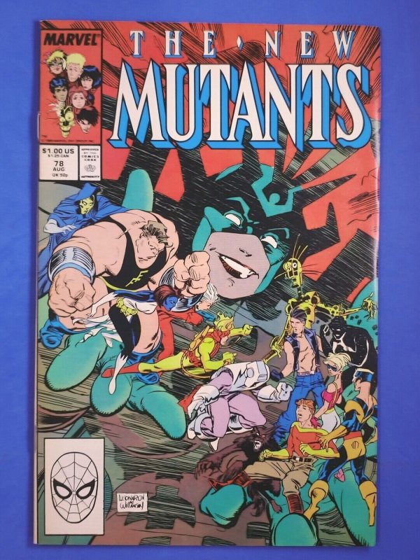 New Mutants #78 FN/VF Marvel Comics C29