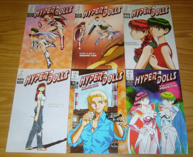 Shinpei Itoh's Hyper Dolls vol. 4 #1-6 VF/NM complete series  ironcat manga set