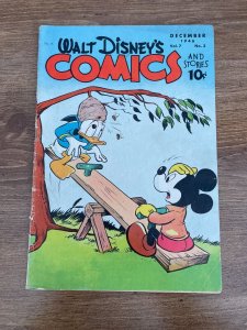 Walt Disney's Comics & Stories #75 VG/FN Dell Golden Age Comic Book C Barks J927
