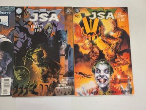 3 JSA DC Comic Books #1 2 3 Blackest Night Liberty File 87 TJ15