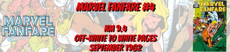 Marvel Fanfare 4 NM 9.4 Marvel 1982