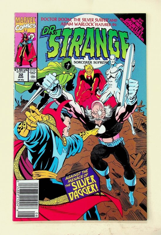 Dr. Strange Sorcerer Supreme #30 Marvel Infinity Gauntlet Silver Surfer 1991