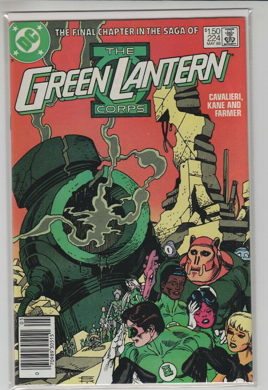 GREEN LANTERN (1960 DC Comics) #224 VF+