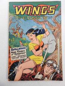 Wings Comics #86 (1947) Ghost Squadron: Gore Story Pre-Code! VG+ Condition!