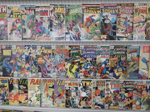 Huge Lot Silver/Bronze 180+ Comics W/ Iron Man, Flash, Spiderman, +More see desc