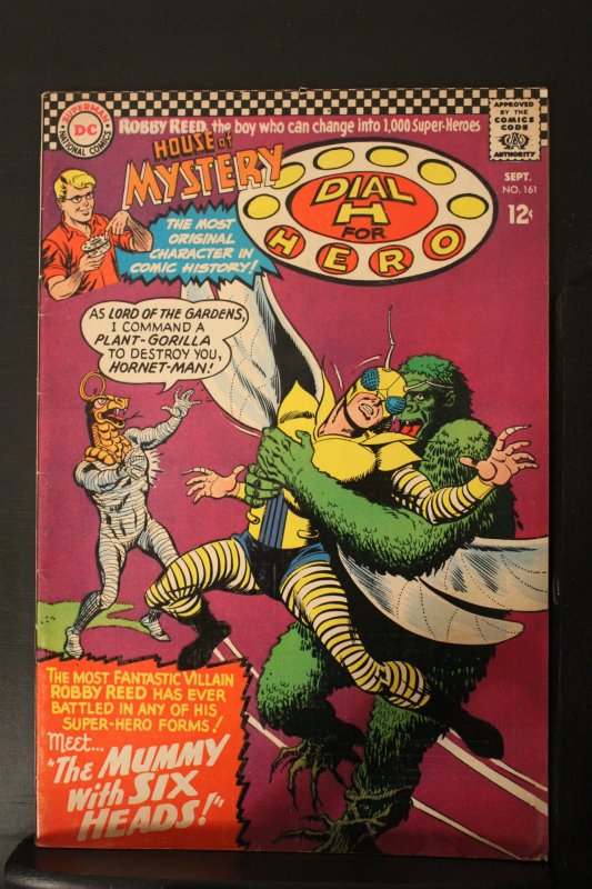 House of Mystery #161 (1966) High-Grade VF- Dial H For Hero wow!