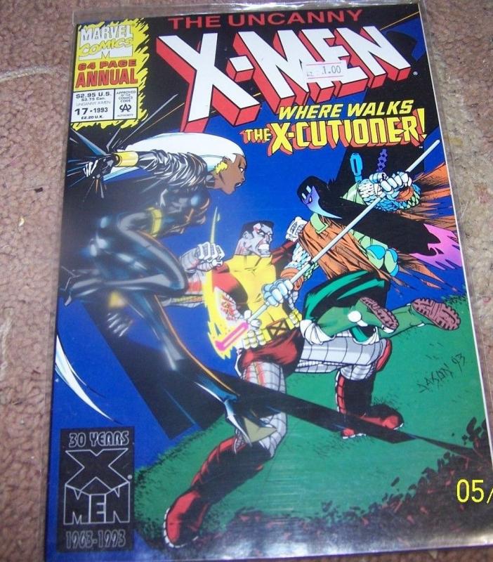 UNCANNY X-MEN ANNUAL #17 1983 X-CUTIONER  MARVEL   mutants  