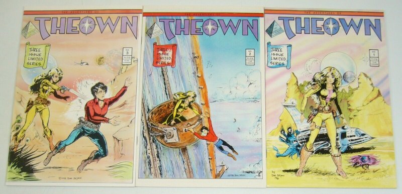 Adventures of Theown #1-3 VF/NM complete series 1986 PYRAMID francine mezo 2 set