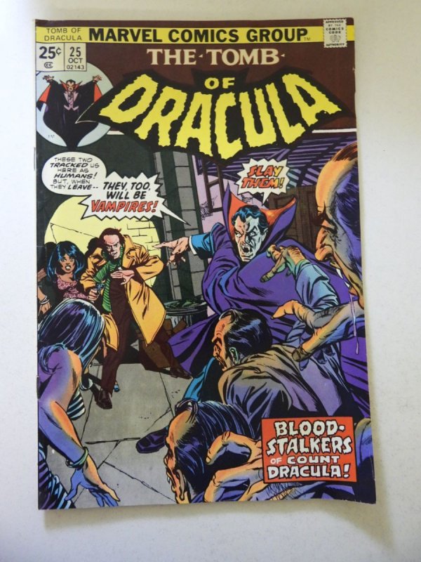 Tomb of Dracula #25 (1974) VG/FN Condition stains MVS Intact