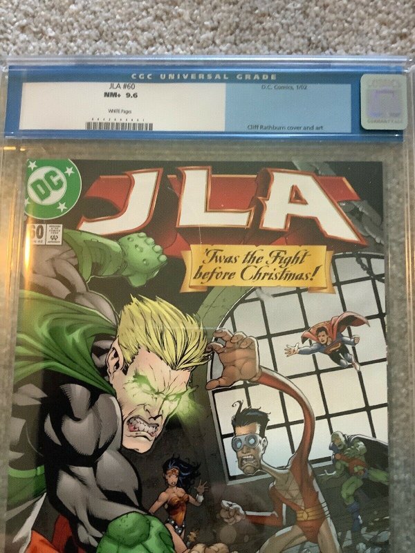 JLA #60 CGC 9.6 DC comics 2002