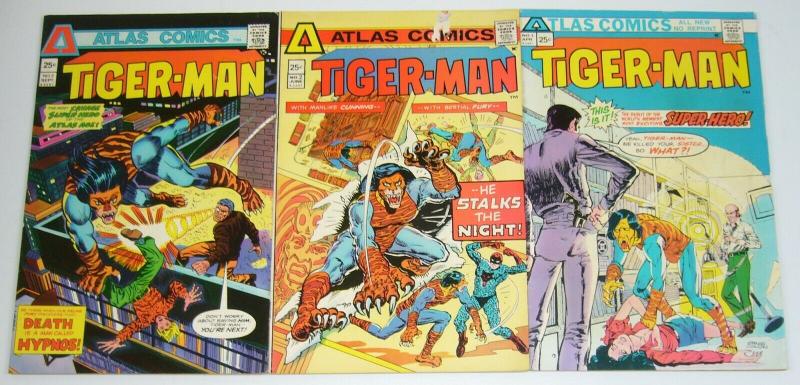 Tiger-Man #1-3 FN complete series - steve ditko - atlas comics - gerry conway 2