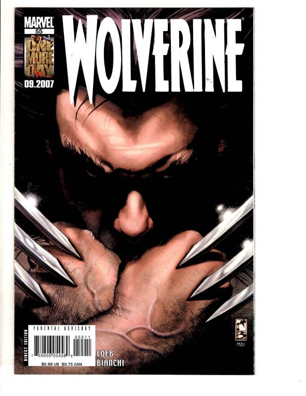 Lot Of 8 Wolverine Marvel Comic Books # 49 50 51 52 54 55 56 57 X-Men Storm MF9