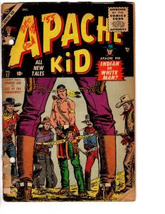 APACHE KID (1950-56 ATLAS)  17 POOR SEVERIN cover