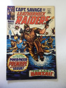 Captain Savage #1 (1968) VG+ Condition stains bc