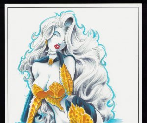 Lady Death Devotions #1 DeBalfo Instant Edition Cover 11 x 17 Print SIGNED