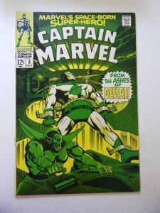 Captain Marvel #3 (1968) FN+ Condition