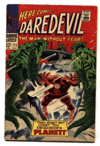 Daredevil #28 - 1967 - Marvel - VG - comic book