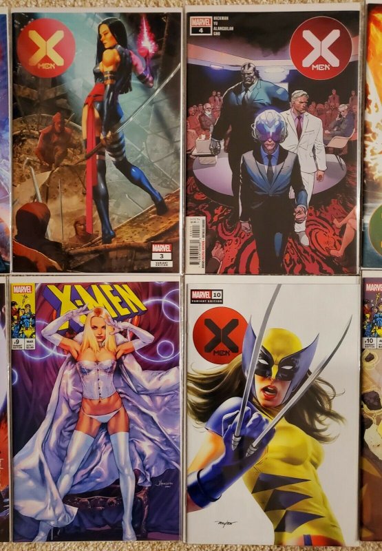 X-Men #1 #2 #3 #4 #5 #6 #7 #8 #9 #10 & #11 ? various Anacleto &  Parillo crain