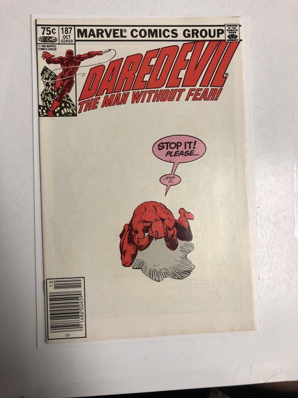 Daredevil (1982) # 187 (VF/NM) Canadian Price Variant (CPV)  !