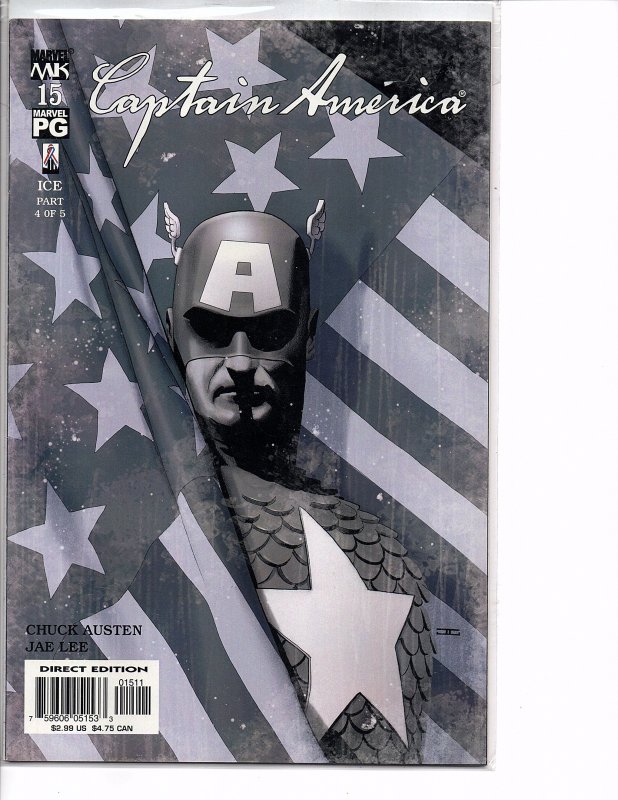 2002 Marvel Comics Captain America #13, 14 & 15  John Cassaday