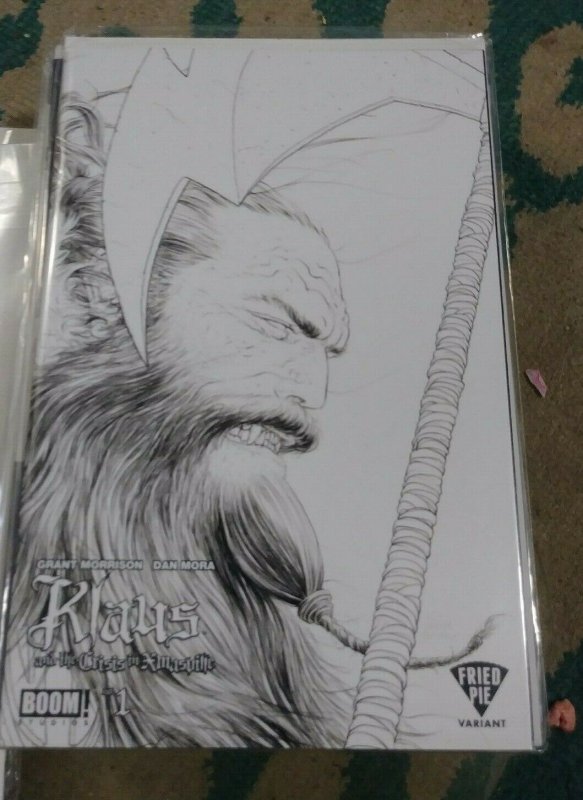 KLAUS AND THE CRISIS IN XMASVILLE #1 BOOM STUDIOS FRIED PIE SKETCH VARIANT 