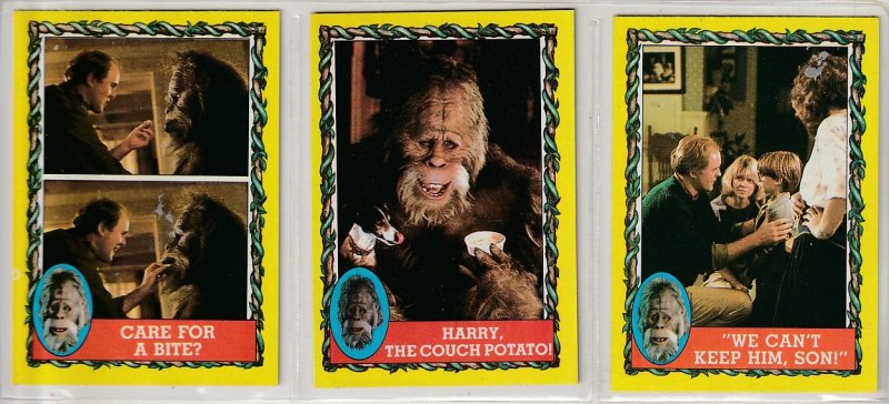 Harry and The Hendersons Trading cards (Topps, 1987)