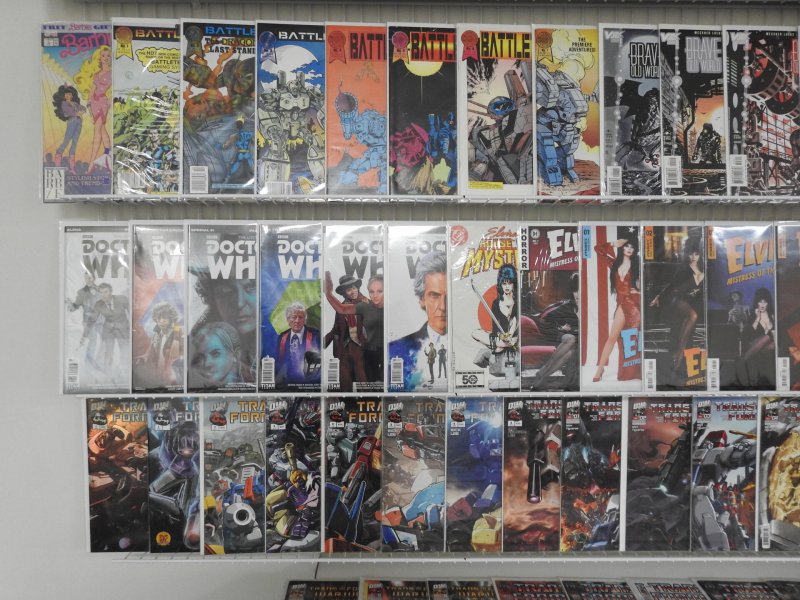 Huge Lot 150+ Comics W/ Aliens, ROM, Elvira, Transformers, +More Avg VF/NM Cond