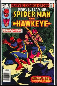 Marvel Team-Up #92 (1980) Hawkeye [Key Issue]