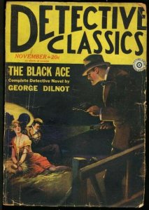 DETECTIVE CLASSICS 1929 NOV-#1-WOMAN TIED UP ON COVER G/VG
