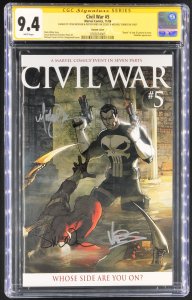 Civil War #5 Michael Turner 1:20 Variant CGC 9.4 Signature Series