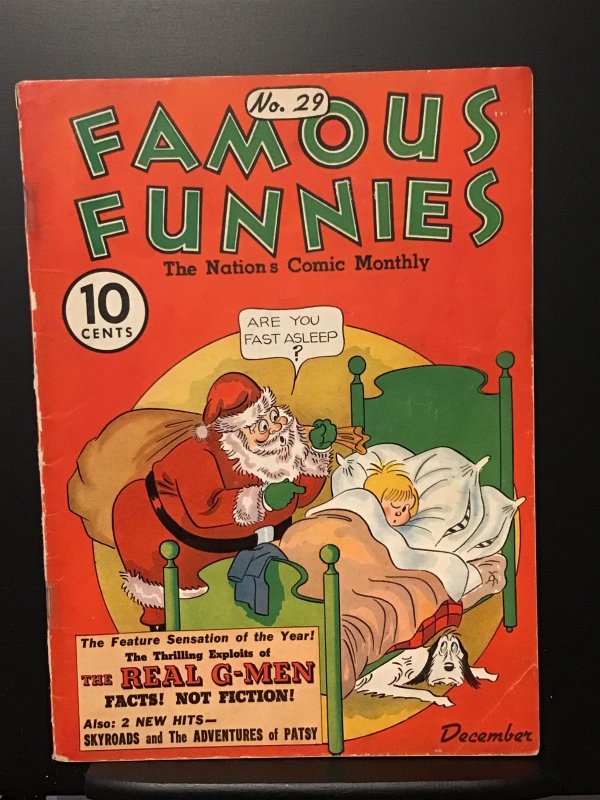 Famous Funnies #29 (1936) G/ VG 3.0 Christmas Cover