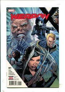 Weapon X #1 - Signed by Greg Pak with COA (9.2) 2017