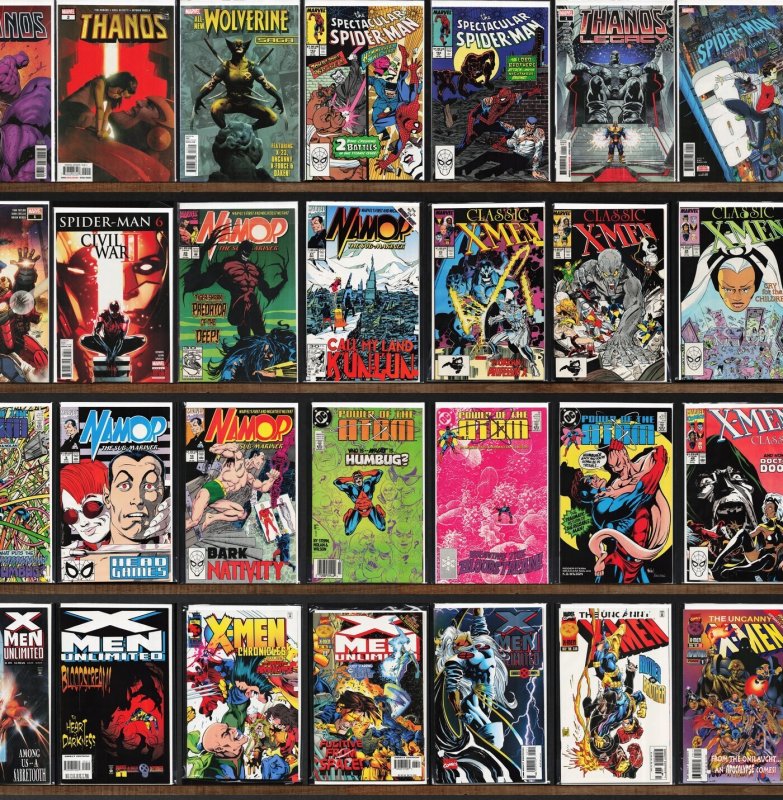 Huge Lot 130+ Comics with Namor, The Sub Mariner, X-Men Unlimited & More!