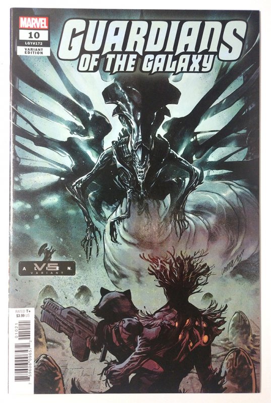 Guardians of the Galaxy #10 (9.4, 2021) Pepe Larraz - Marvel vs Aliens