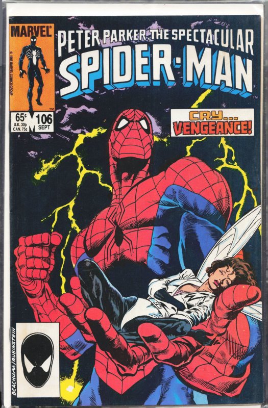 The Spectacular Spider-Man #106 (1985) Spider-Man