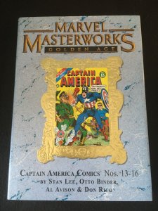 MARVEL MASTERWORKS Vol. 138: GOLDEN AGE CAPTAIN AMERICA Hardcover, First Prt. 