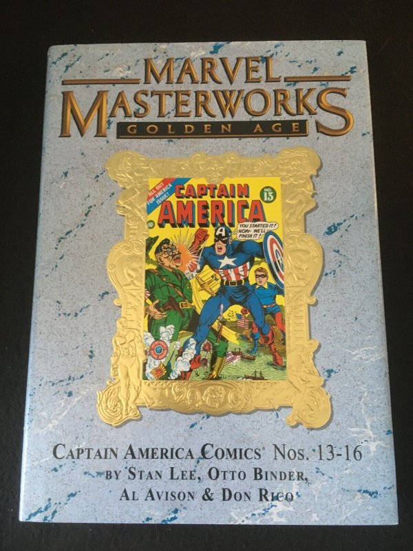 MARVEL MASTERWORKS Vol. 138: GOLDEN AGE CAPTAIN AMERICA Hardcover, First Prt. 