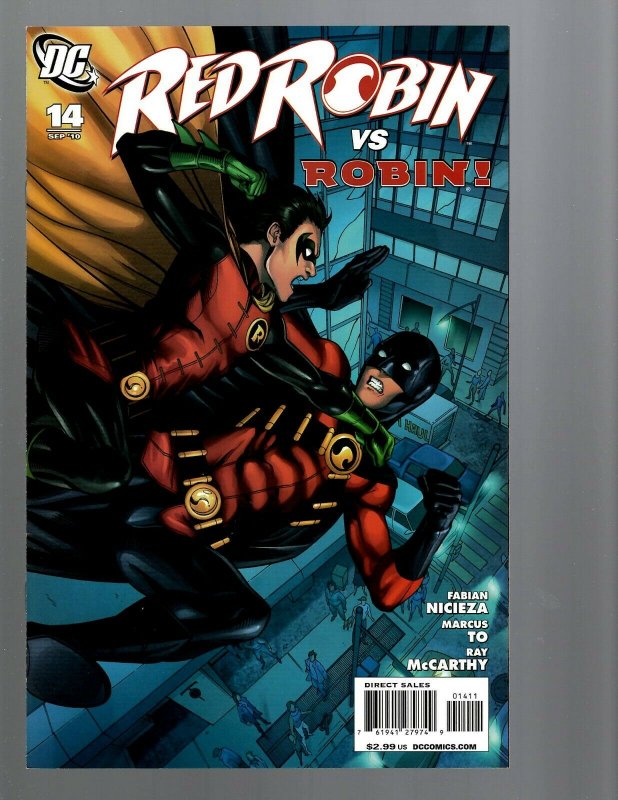 10 DC Comics Red Robin # 13 14 15 16 18 19 20 22 23 24 J439