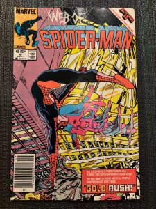 Web of Spider-Man #6 Newsstand Edition (1985)