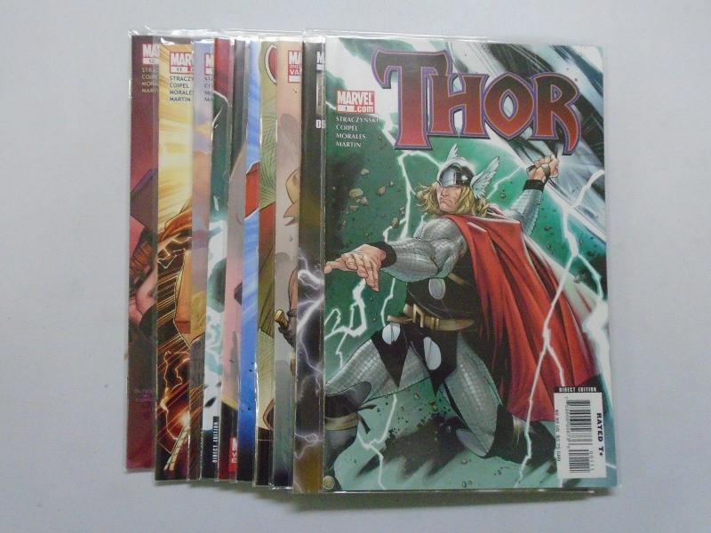 Thor (3rd Series) #1-12 Near Set / Missing #3 - 8.0 VF - 2007 - Some Variants